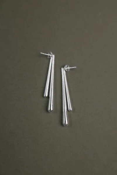 Jyoti - Fair Works Jyoti - Fair Works Ohrstecker Pankh, Silber, – Produktbild 2 von 3