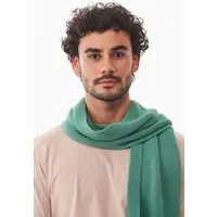 ORGANICATION ORGANICATION Unisex Strickschal aus Bio-Baumwolle, Leaf green, – Produktbild 1 von 1