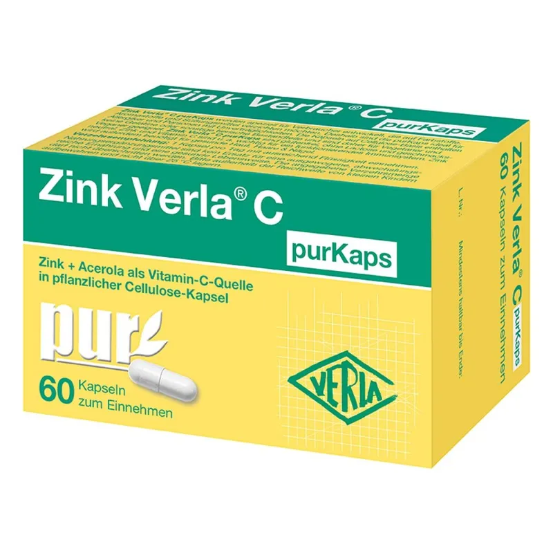 Vitamin D Verla Vitamin D Verla Zink Verla C PurKaps – Produktbild 1 von 1