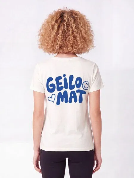watapparel watapparel T-Shirt Frauen Geilomat, Off white, – Produktbild 2 von 4