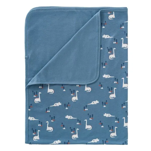 Fresk Fresk Babydecke mit Print – 80 × 100 cm, 100 % Bio-Baumwolle, Dino, – Produktbild 1 von 1