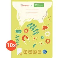 Memo 10er Pack memo x SOS-Kinderdörfer weltweit Schulheft DIN A4, 16 Blatt, Lin. 28 – Produktbild 1 von 1