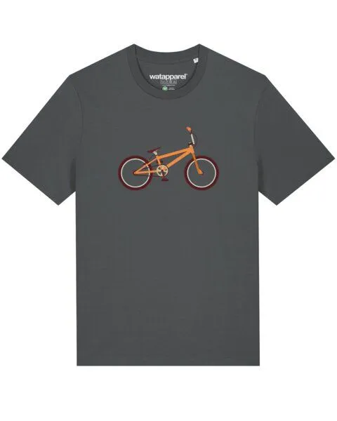 watapparel watapparel T-Shirt Unisex BMX, Anthracite, – Produktbild 1 von 3