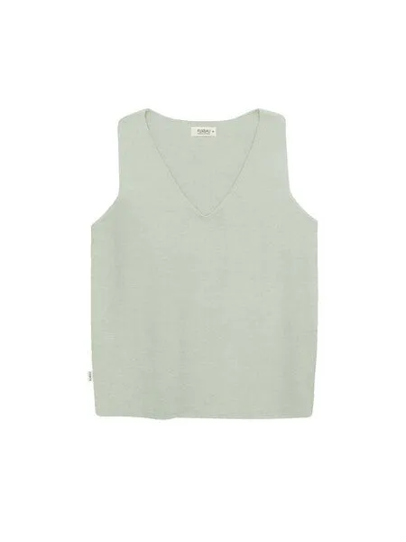 FUXBAU FUXBAU 4Seasons Frauen Stricktop, Mint, – Produktbild 3 von 4