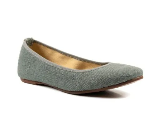 Risorse Future Risorse Future Damen vegan Ballerina Cenerentola Grün, Silber, – Produktbild 2 von 2