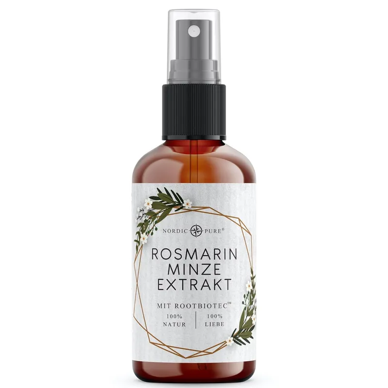 Nordic Pure Nordic Pure Rosmarin-Minze-Extrakt - 100 ml 2x100 ml – Produktbild 3 von 3