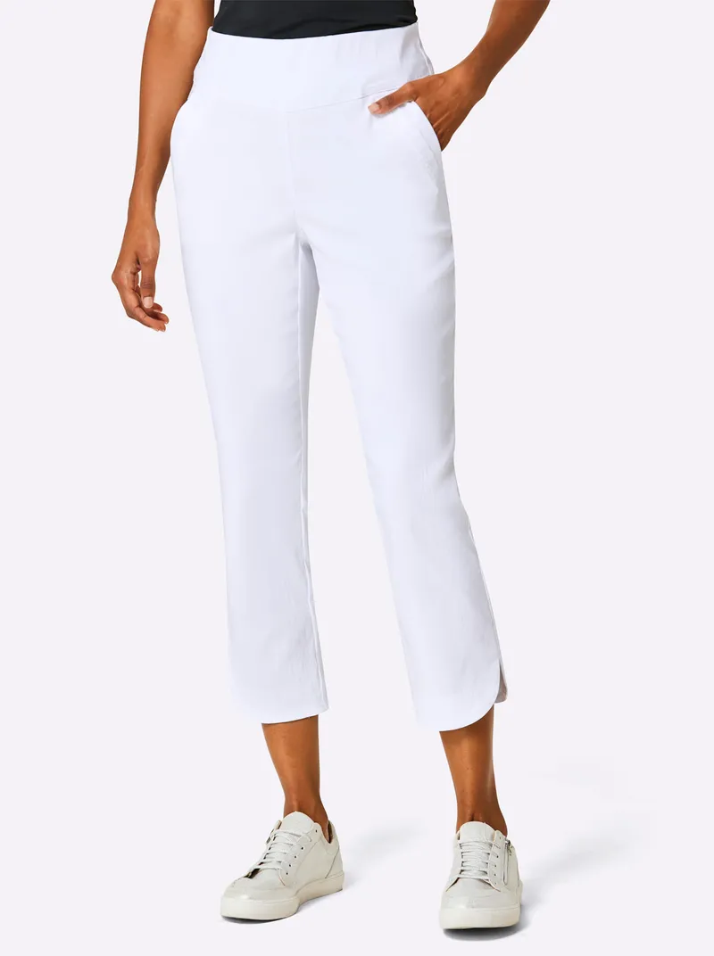 Stehmann Comfort line 7/8-Hose, Weiß, – Produktbild 1 von 3