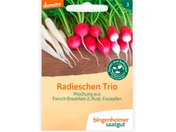 Bingenheimer Saatgut Radieschen-Trio – Produktbild 1 von 1