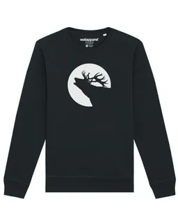 watapparel watapparel Sweatshirt Unisex Röhrender Hirsch – Produktbild 1 von 1