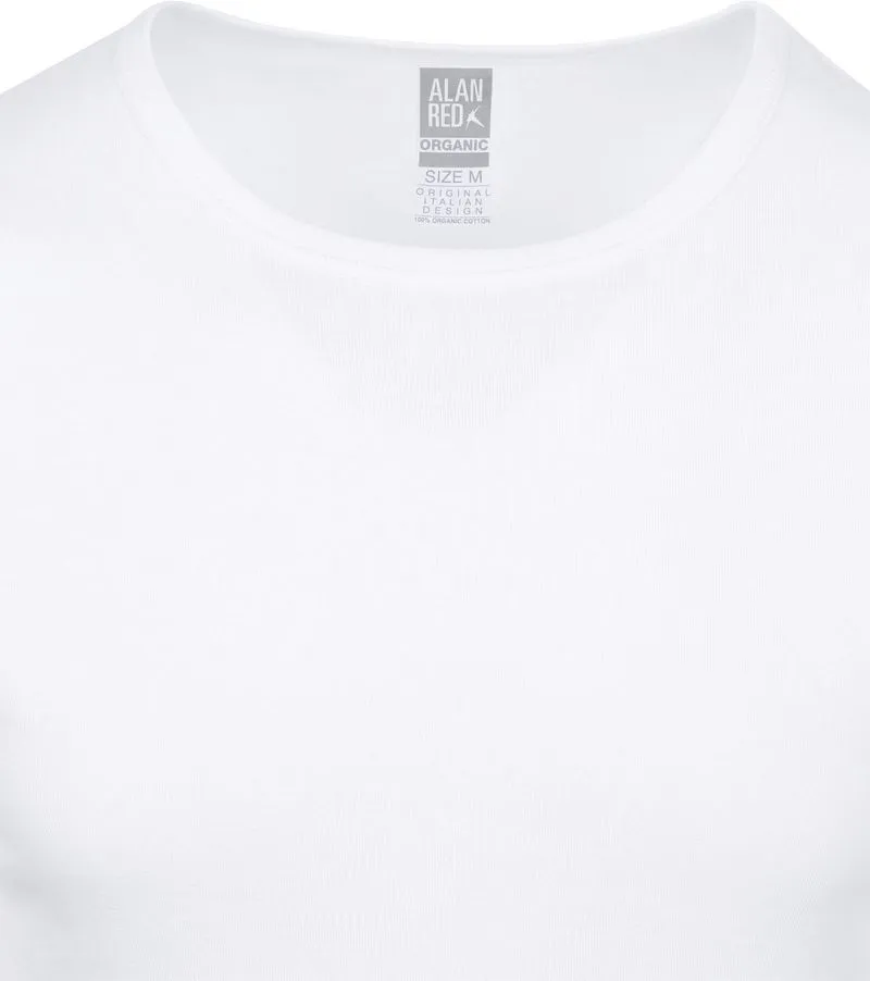 Alan Red Alan Red Copenhagen T-Shirt 2er-Pack, Weiß, – Produktbild 4 von 4