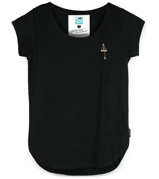Gary Mash GARY MASH Shirt Asheville Segelboot aus Biobaumwolle, Schwarz, – Produktbild 2 von 4