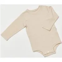 tetoi vienna tetoi-vienna TENCEL langarm Baby Body "Waldbad", Vanilla (beige), – Produktbild 1 von 1