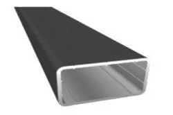 woodstore24 Alukonstruktionsprofil pulverbeschichtet, schwarz, 29 x 49 mm, 2,9 m lang (Serie Woodstore) – Produktbild 1 von 1