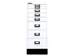 Bisley Bisley Schubladenschrank "MultiDrawer" DIN A4 mit 8 Schubladen verkehrsweiß – Produktbild 1 von 1