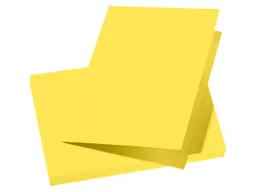 Clairefontaine 25 Clairefontaine Doppelkarten 'Pollen' C6, 210 g/m² gelb – Produktbild 1 von 1