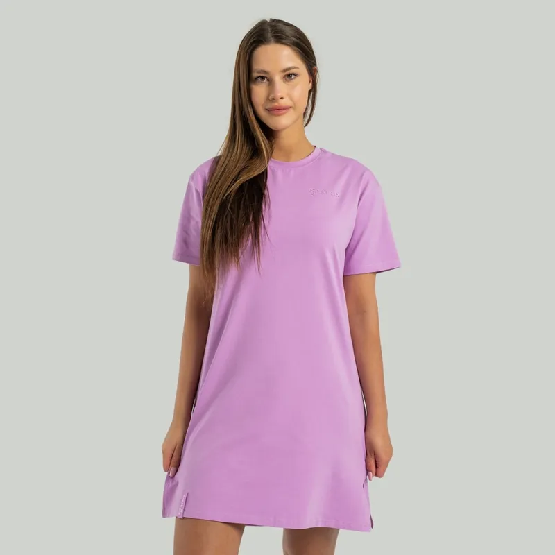 GymBeam OG1 STRIX ALPHA T-Shirt Dress für Frauen in Amethyst S – Produktbild 1 von 1
