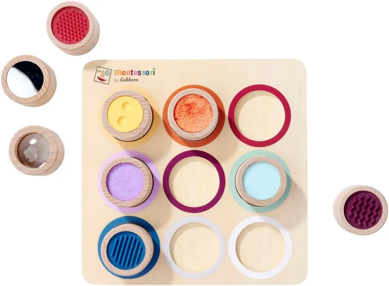 eichhorn eichhorn Lernspielzeug Montessori Fühlbrett, Bunt, – Produktbild 3 von 5