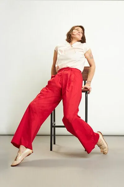 Skrabak Skrabak Damen Bluse aus Bio-Baumwolle "Emilia", Rosé (rosa), – Produktbild 2 von 3