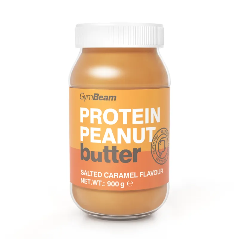 GymBeam Food GymBeam Protein-Erdnussbutter 900 g gesalzenes Karamell – Produktbild 1 von 1