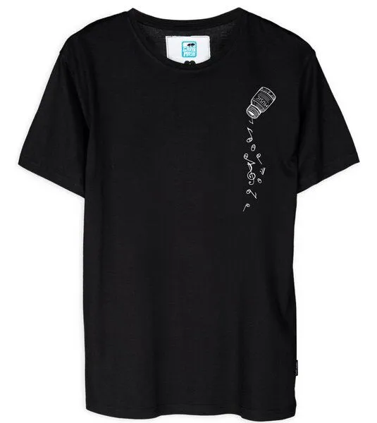 Gary Mash GARY MASH Shirt Musikpille aus Biobaumwolle, Schwarz, – Produktbild 1 von 4