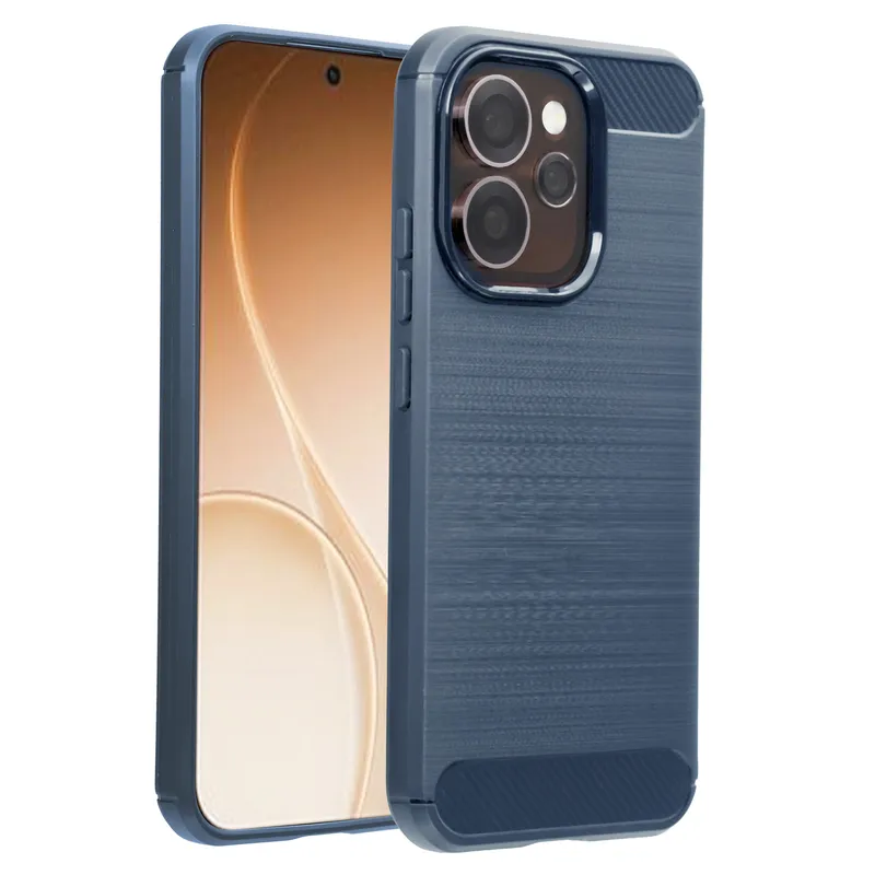 imoshion imoshion Brushed Back Cover für das Oppo Reno15 Pro (5G), Dunkelblau, – Produktbild 1 von 1