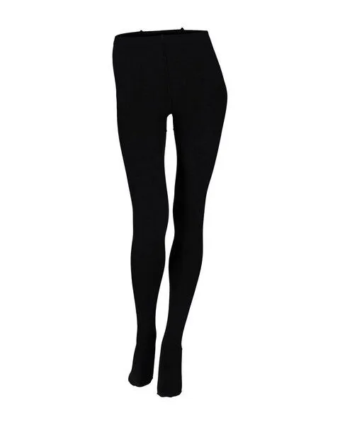 grödo grödo Damen Fein Strumpfhose Blickdicht Bio Baumwolle mit Elasthan, Schwarz, – Produktbild 1 von 4