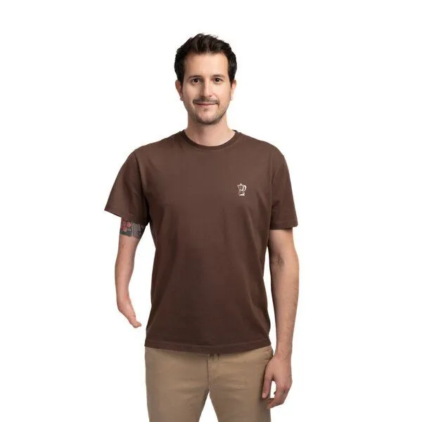 Natural Vibes Natural Vibes T-Shirt Coffee Bio GOTS | Bio T-Shirt | Braunes T-Shirt | Damen T-Shirt | – Produktbild 3 von 4