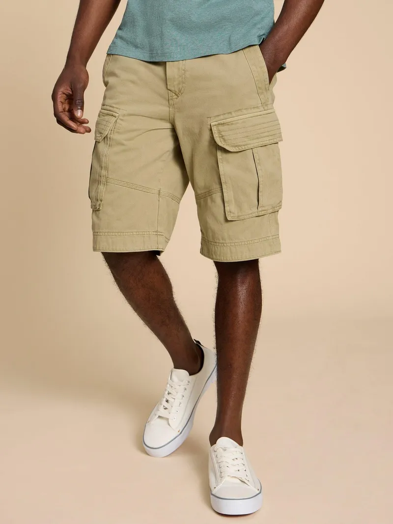 White Stuff Halsall Cargoshorts aus Bio-Baumwolle - 38/R, Hellnatur, – Produktbild 3 von 4