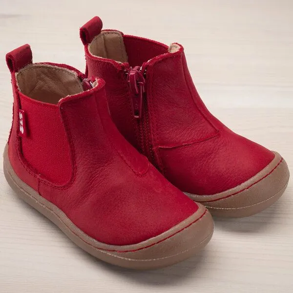 Pololo Pololo Lauflerner-Stiefelette "Chelsea Mini", Rot, – Produktbild 1 von 4