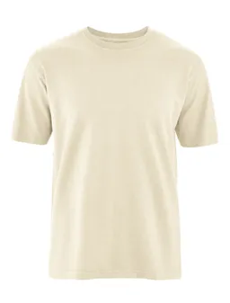 HempAge Hempage Herren vegan T-Shirt Basic Natur – Produktbild 1 von 1