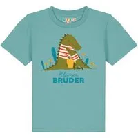 watabout kids watabout.kids T-Shirt Kinder Krokodil Kleiner Bruder, Teal monstera, – Produktbild 1 von 1