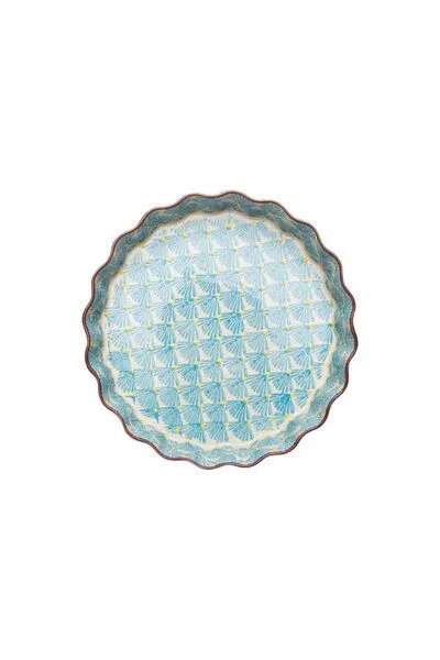 Tranquillo Tranquillo Quicheform ART DECO 22 cm, Blau, – Produktbild 3 von 8