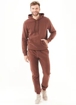 ORGANICATION ORGANICATION Herren vegan Hoodie Hoolden Kaffee – Produktbild 1 von 1