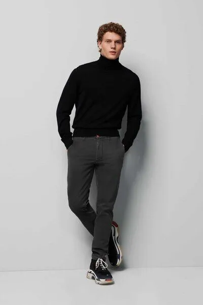 M 5 BY MEYER M 5 BY MEYER Casual Chino Super Stretch, Grau (grau), – Produktbild 1 von 5