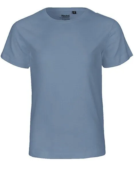 Neutral Neutral® Kinder T-Shirt von Neutral, Dusty indigo, – Produktbild 1 von 4