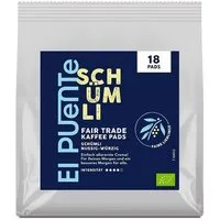 El Puente El Puente Schümli - Bio-Kaffeepads 18 Pads | Fair Trade | Bio-zertifiziert | Vegan | Glutenfrei – Produktbild 1 von 1
