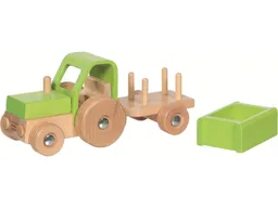 Goki goki Traktor mit Anhänger Maße 25,5 x 10 x 11 cm – Produktbild 1 von 1