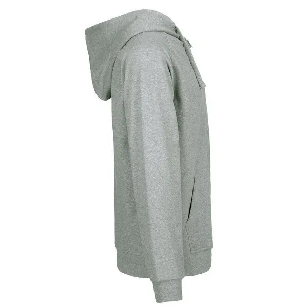 HANDGEDRUCKT HANDGEDRUCKT "Baumelmeister" Männer Zip Hoody Neutral, Grey, – Produktbild 4 von 4