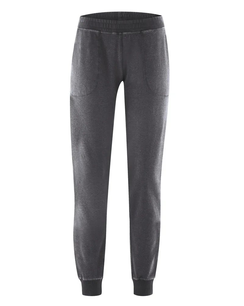 HempAge Hempage Damen vegan Jogginghose Anthrazit, Grau, – Produktbild 1 von 2