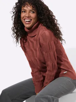 Witt Witt Rollkragenpullover rotbraun – Produktbild 1 von 1