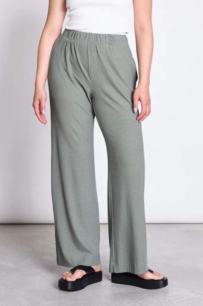 JAN N JUNE JAN 'N JUNE Damen vegan Hose Smilla Sea Spray, Grün, – Produktbild 2 von 2