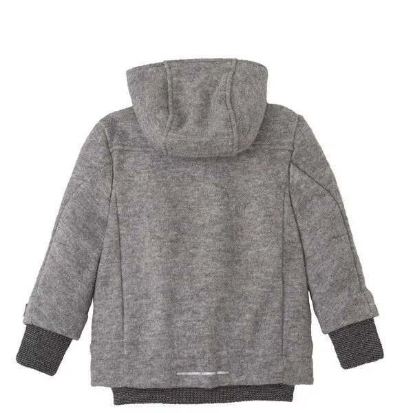 Disana Disana Kinder Bio Outdoor-Jacke Walk Merinowollle, Grau, – Produktbild 4 von 4