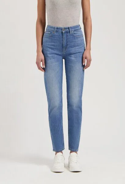MUD Jeans MUD Jeans Damen Jeans Tapered "Mams - Old Stone", Blue, – Produktbild 4 von 4