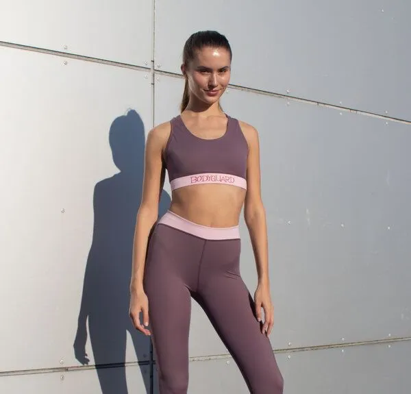 Bodyguard Bodyguard Sports Bra - Lagonisi, Purple-gray/rosa, – Produktbild 2 von 4