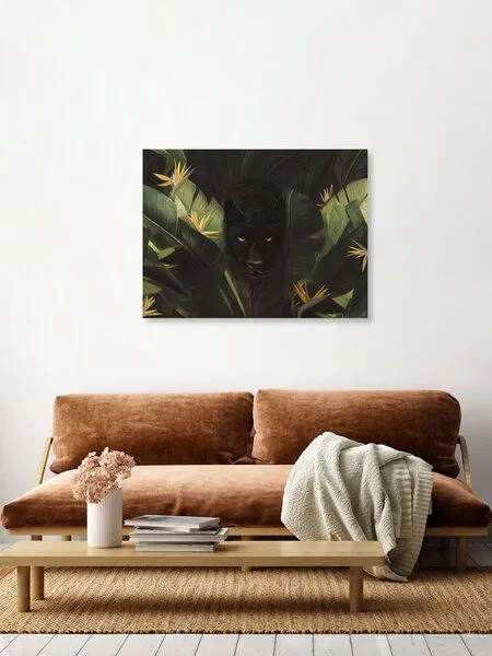Photocircle Photocircle Poster / Leinwandbild - Hello Panther ! – Produktbild 3 von 4