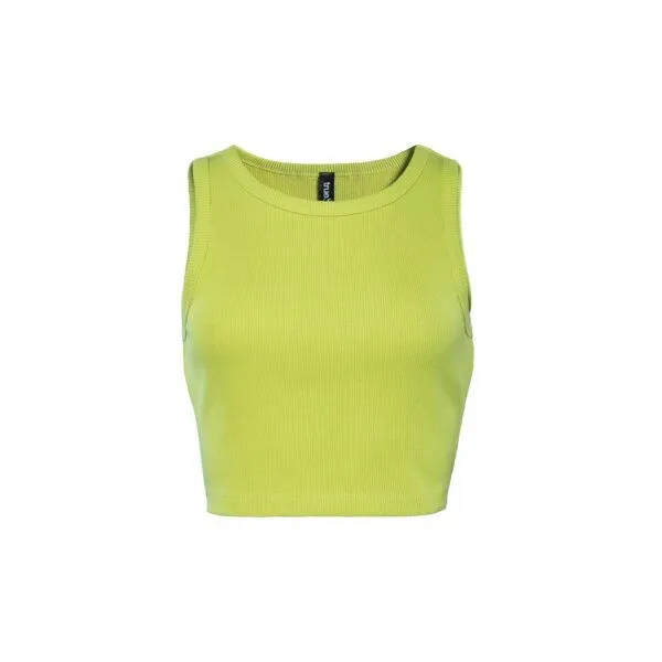 trueStory trueStory Ripp-Crop-Top - DEMI, Pear (gelb), – Produktbild 4 von 4