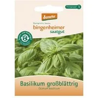 Bingenheimer Saatgut Basilikum, groÃblÃ¤ttrig – Produktbild 1 von 1