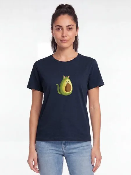 watapparel watapparel T-Shirt Frauen Avocato, French navy, – Produktbild 2 von 2