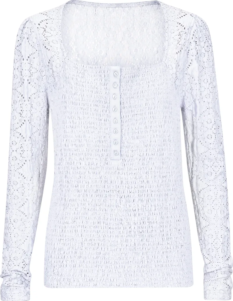 heine Langarmshirt weiß, Weiß, – Produktbild 3 von 3