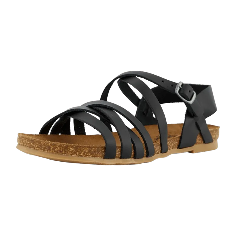 Cosmos Comfort Cosmos Comfort Bequeme Sandalen für Damen, schwarz, Größe 45 EU, Schwarz, – Produktbild 1 von 4